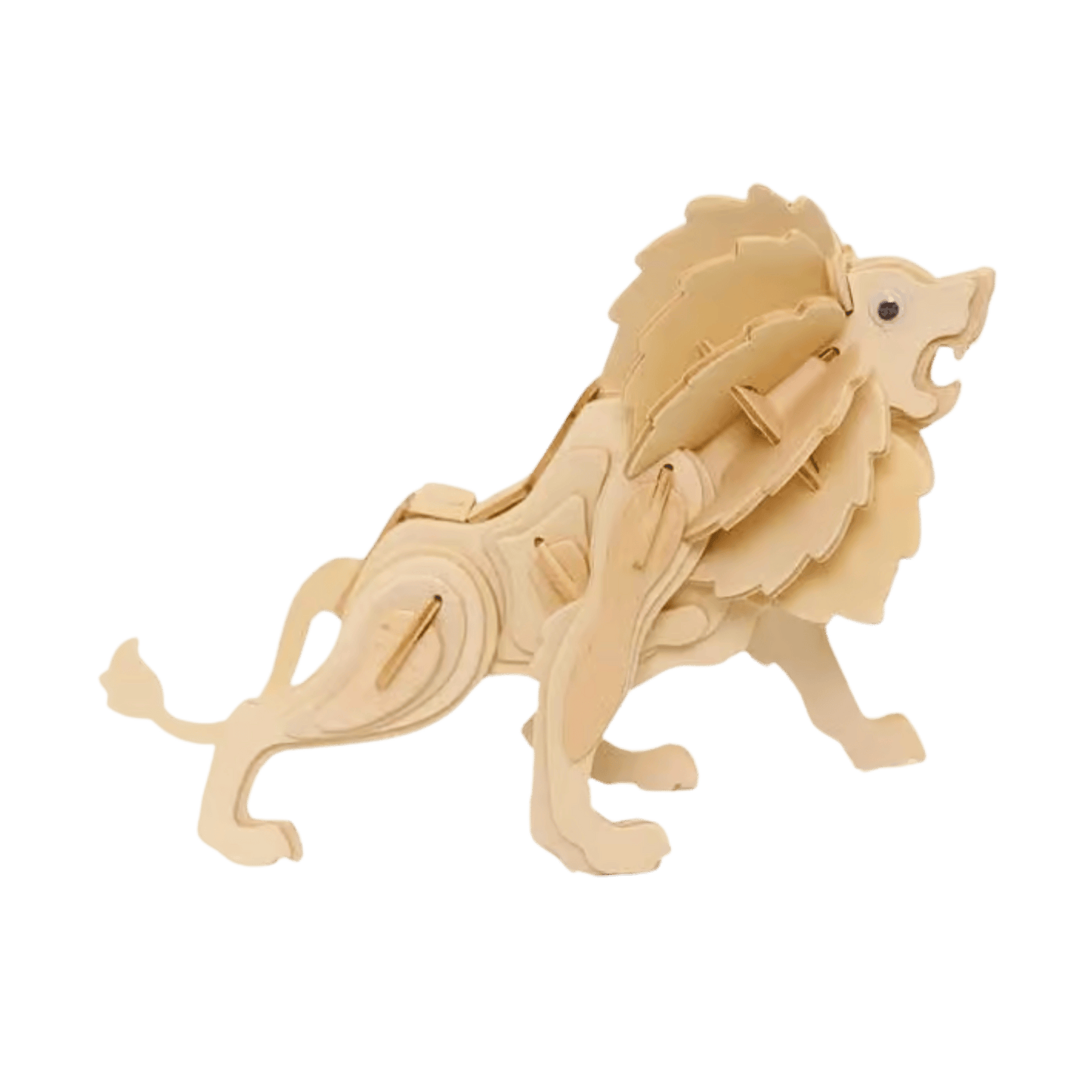 Wooden Lion construction kit.