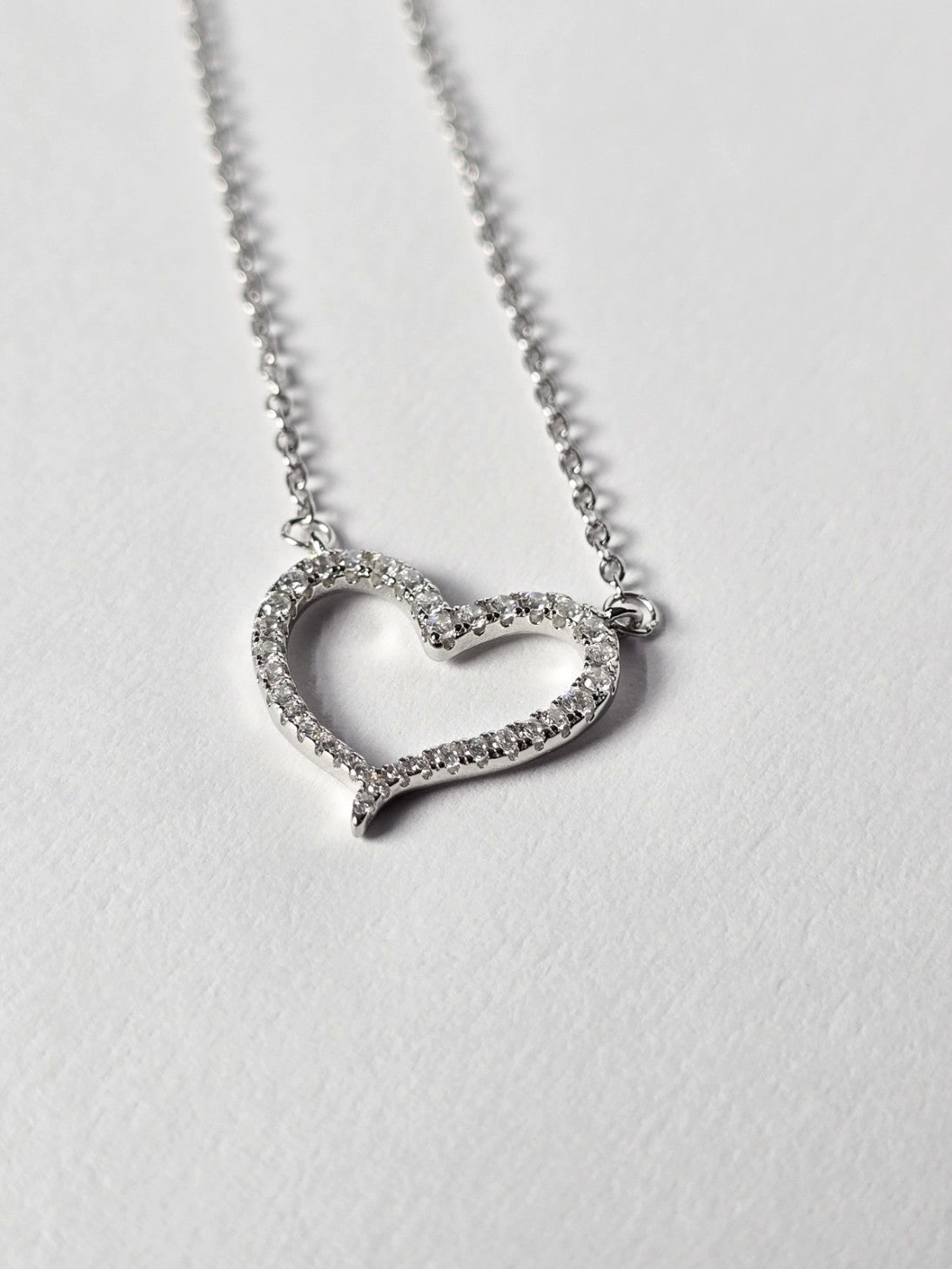 HEART CZ NECKLACE