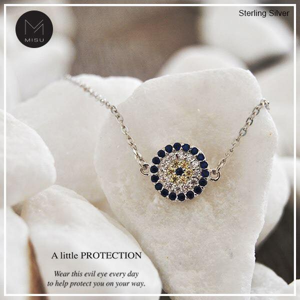Evil eye necklace.