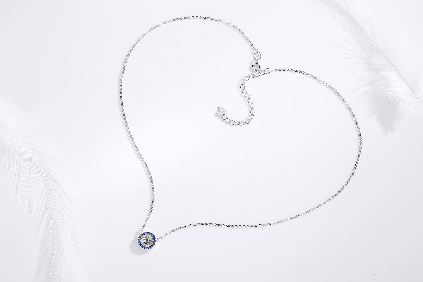 Protection evil eye necklace.