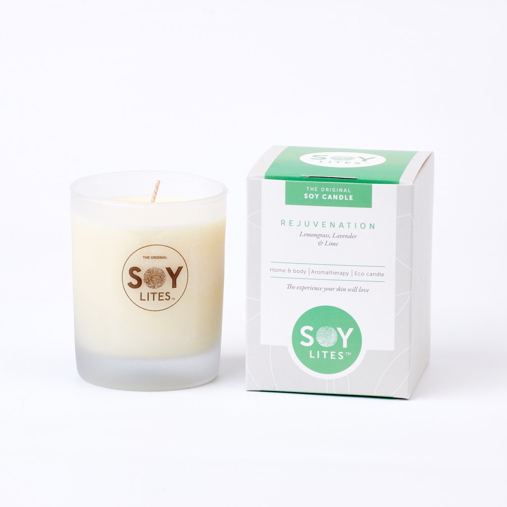 Soy rejuvenation candle gift.