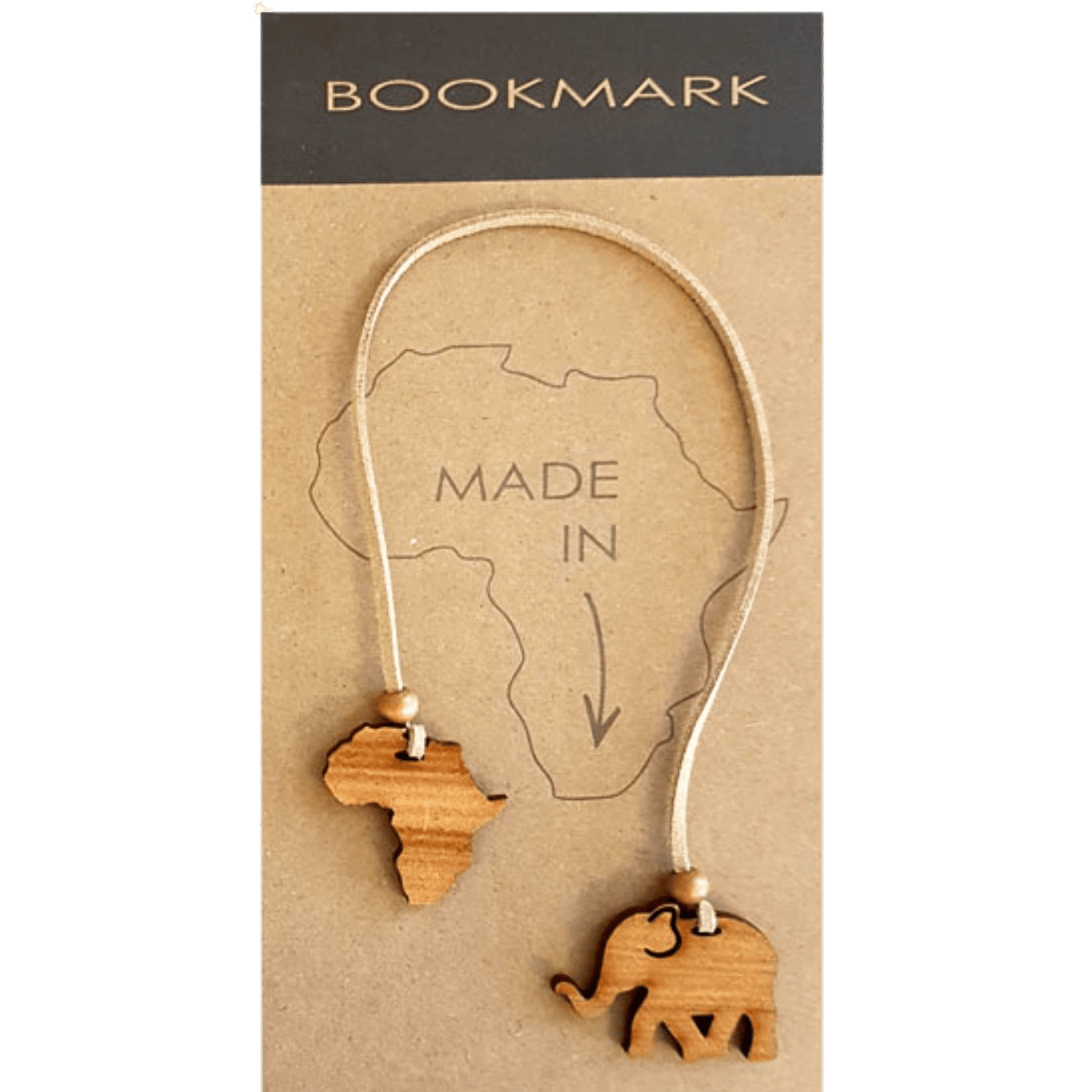 Elephant bookmark souvenir.