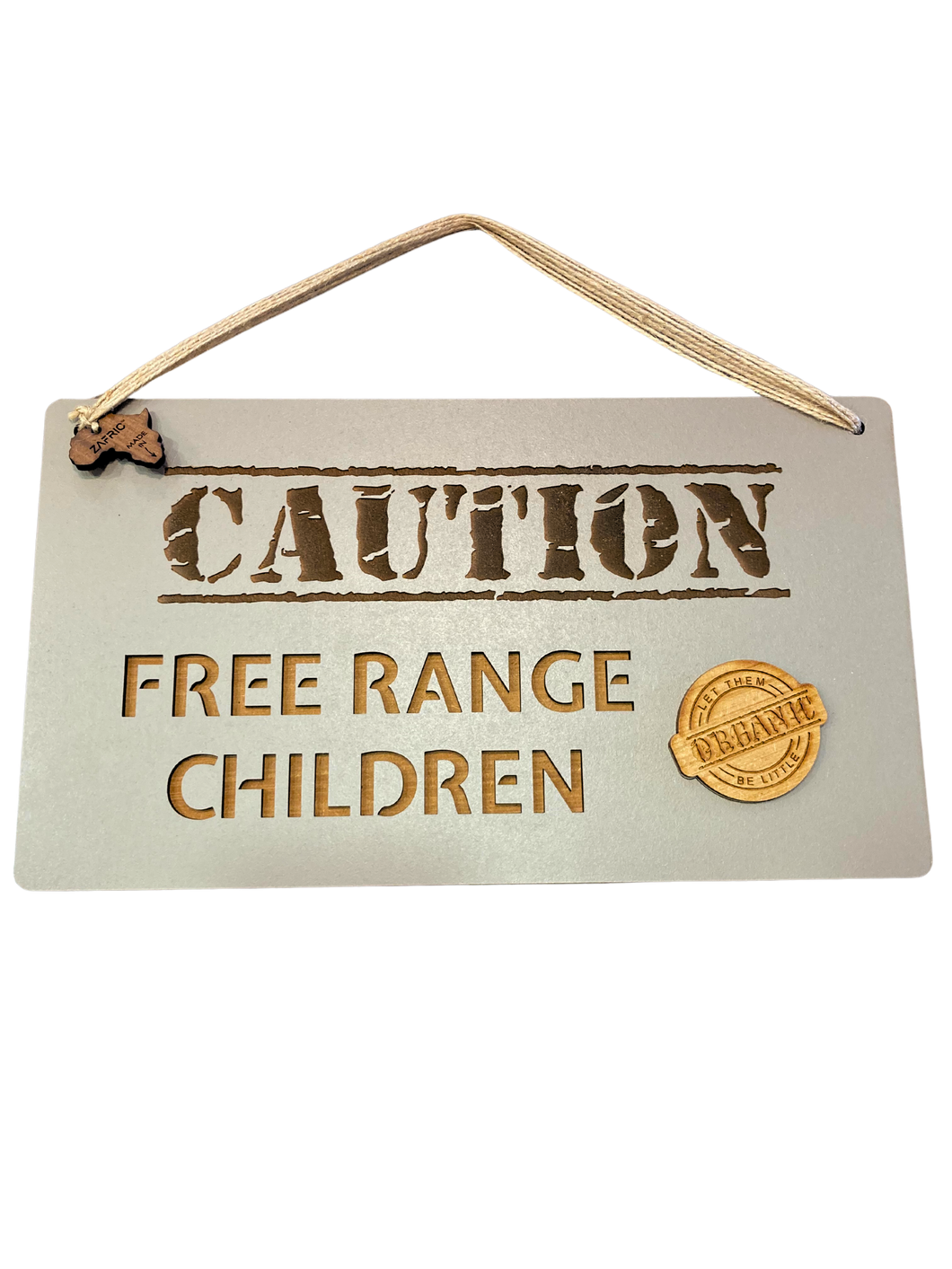 Free Range Children Sign