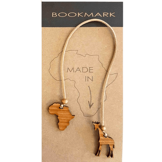 Giraffe bookmark souvenir.