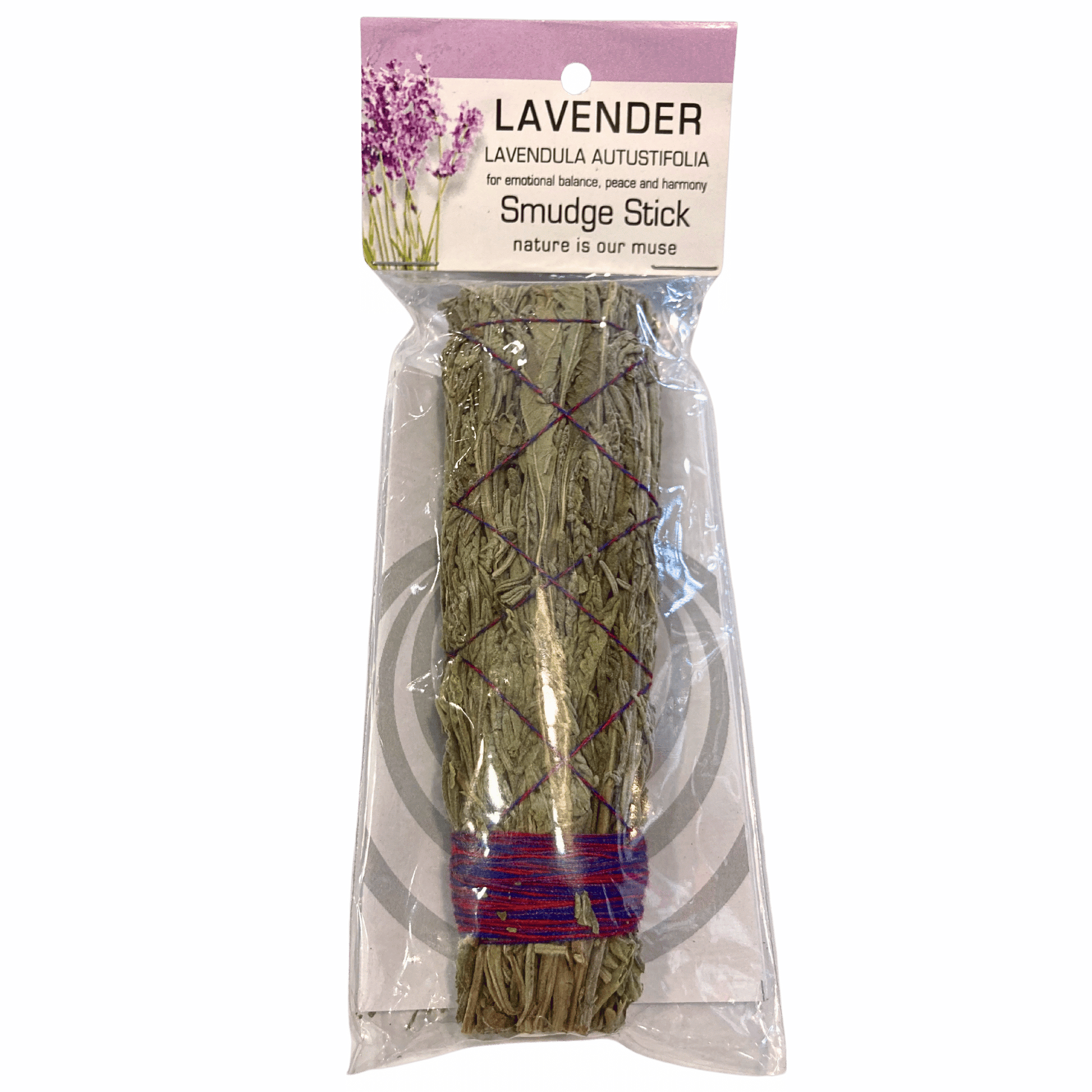 Lavender smudge stick for cleansing.