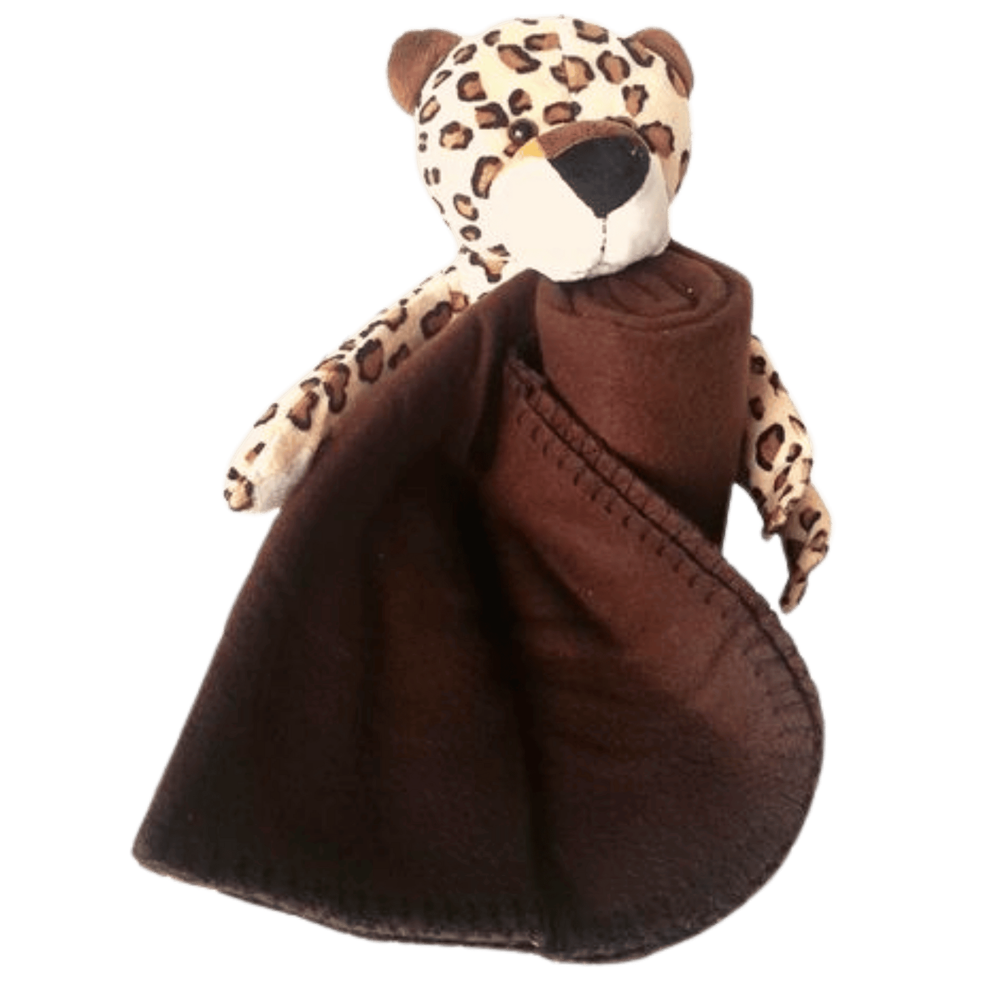 Leopard cuddle blanket.