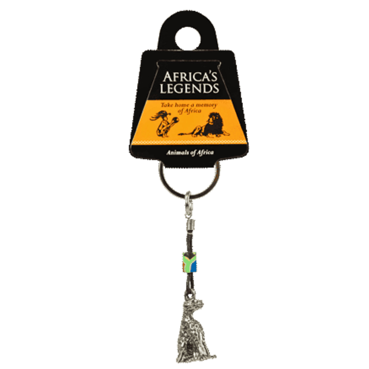 Leopard keyring gift.