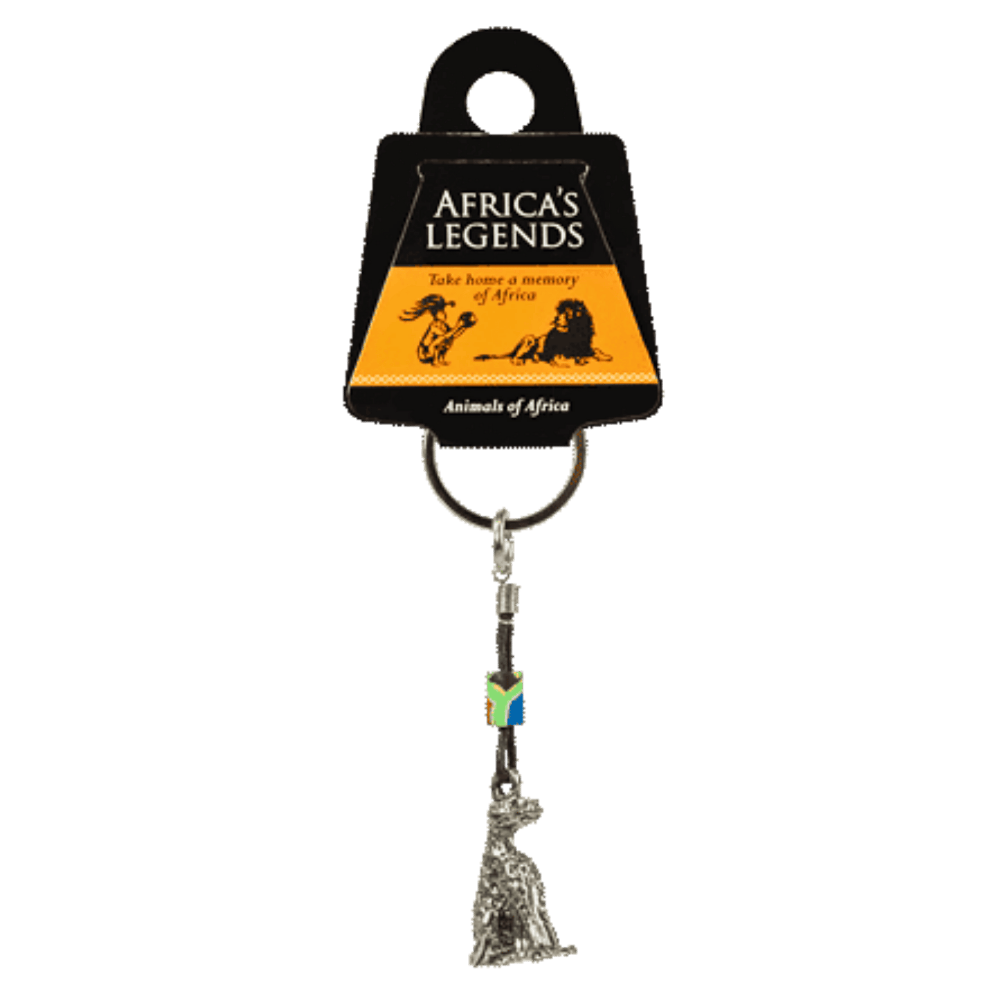 Leopard keyring gift.