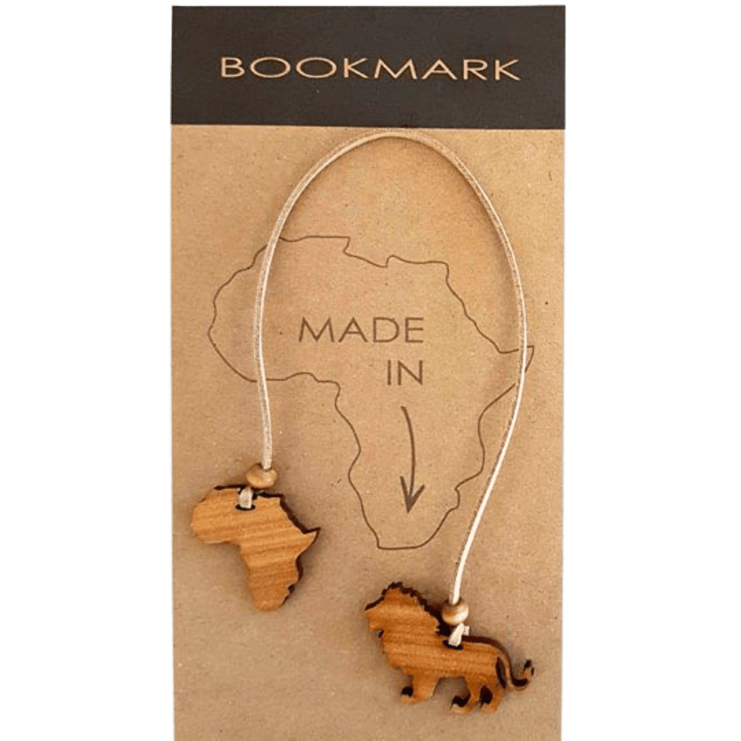 Lion bookmark.