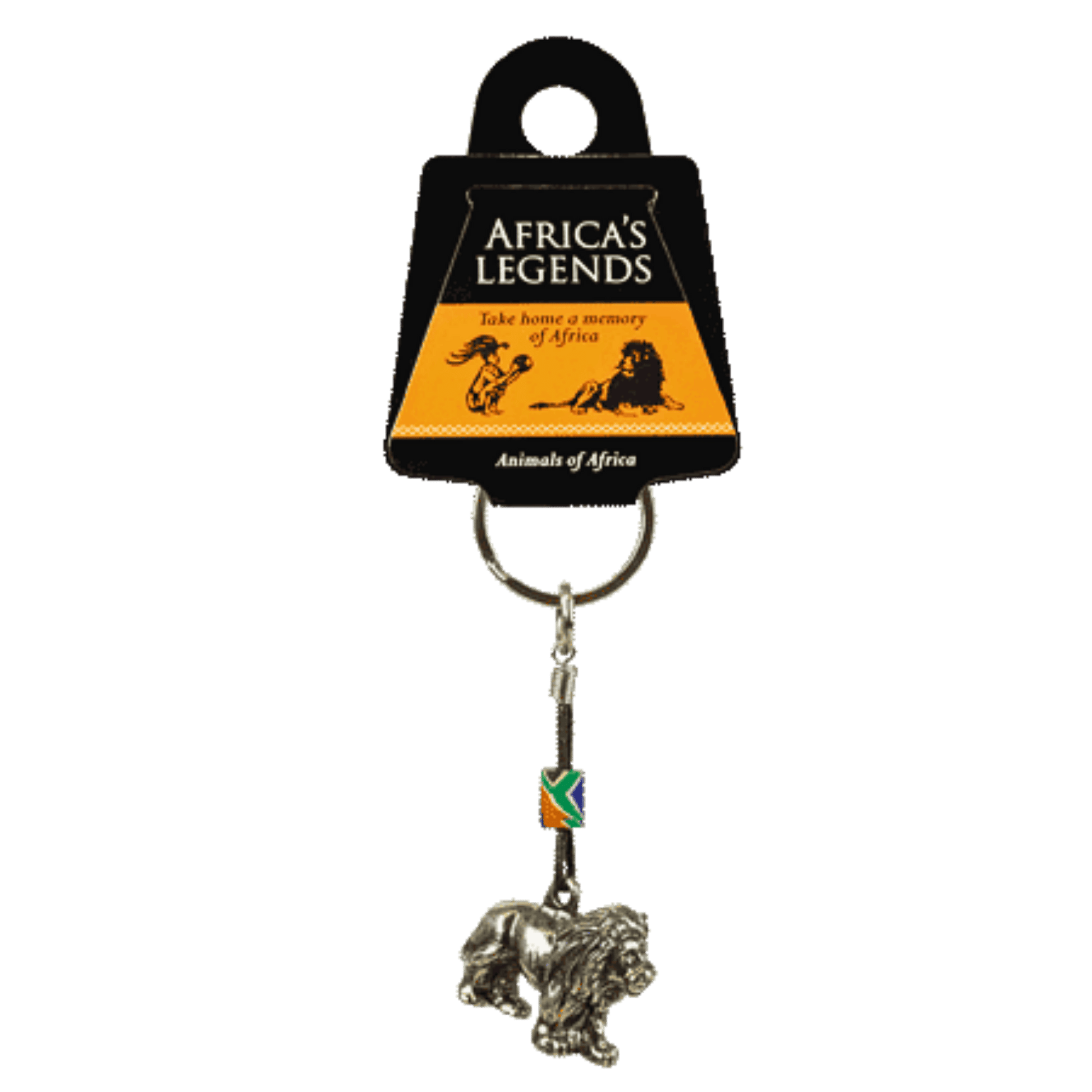 Lion keyring gift.