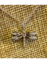 Sterling silver dragonfly necklace at Fourways.