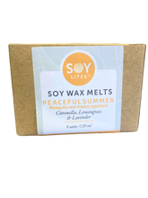 Soylites soy wax melts with citronella, lemongrass and lavender.