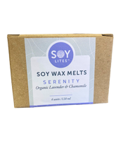Soylites soy wax melts with lavender and chamomile.