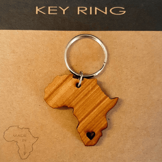 Wooden Africa keyring souvenir.