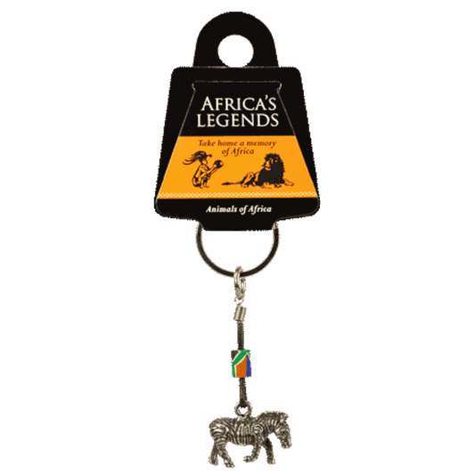 Zebra keyring.