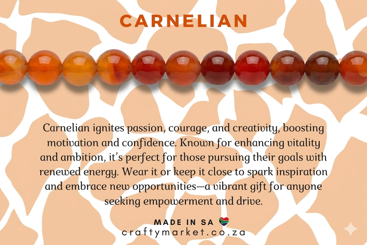 Carnelian Crystal Bracelet