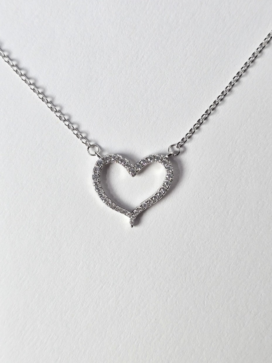 HEART CZ NECKLACE