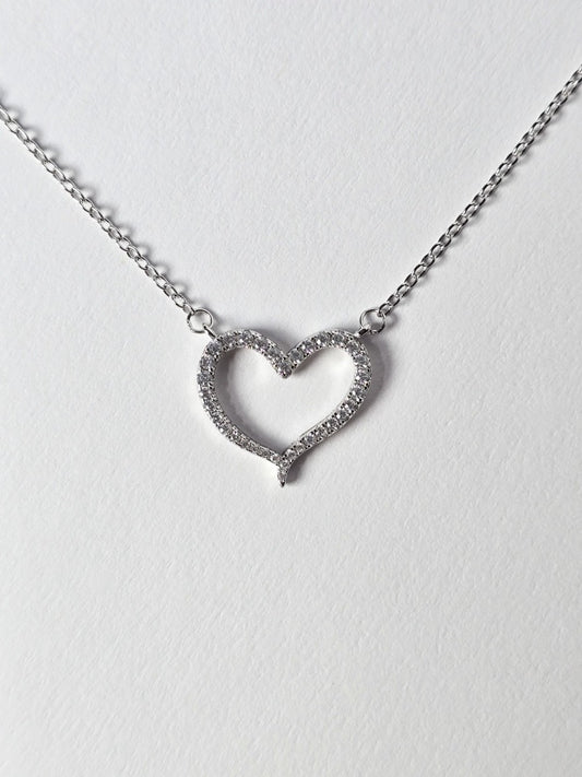 HEART CZ NECKLACE