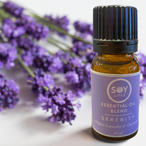 Soylites essential oil with organic lavender and chamomile in Fourways.