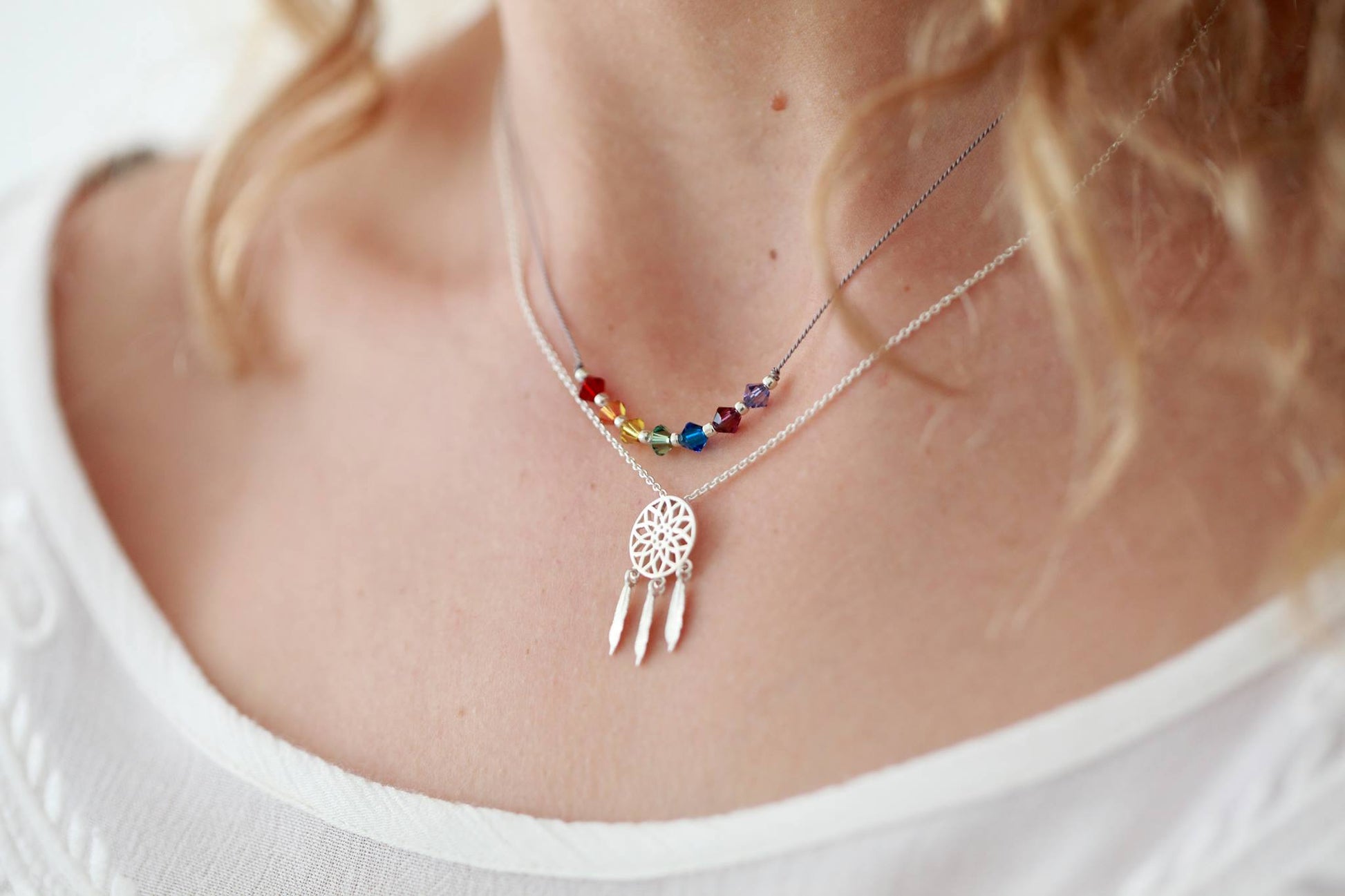 7 chakra necklace.