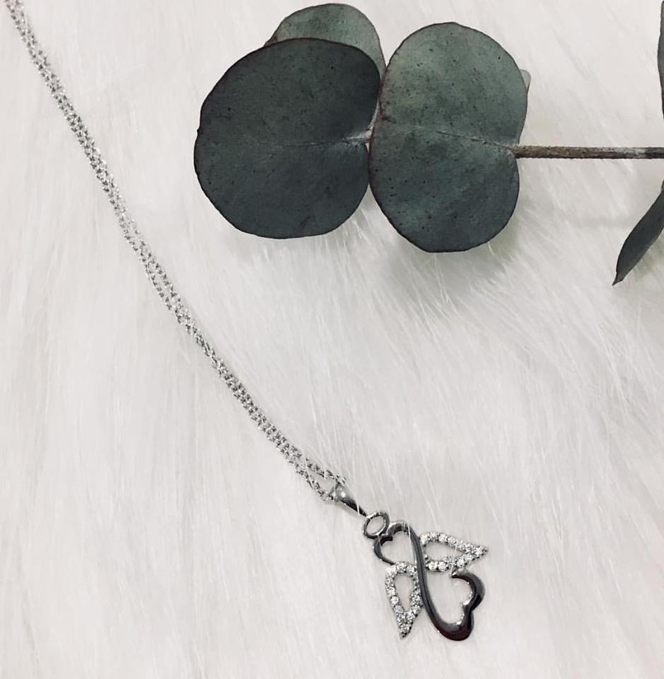Guardian angel necklace at Pineslopes Craft Market in Fourways.