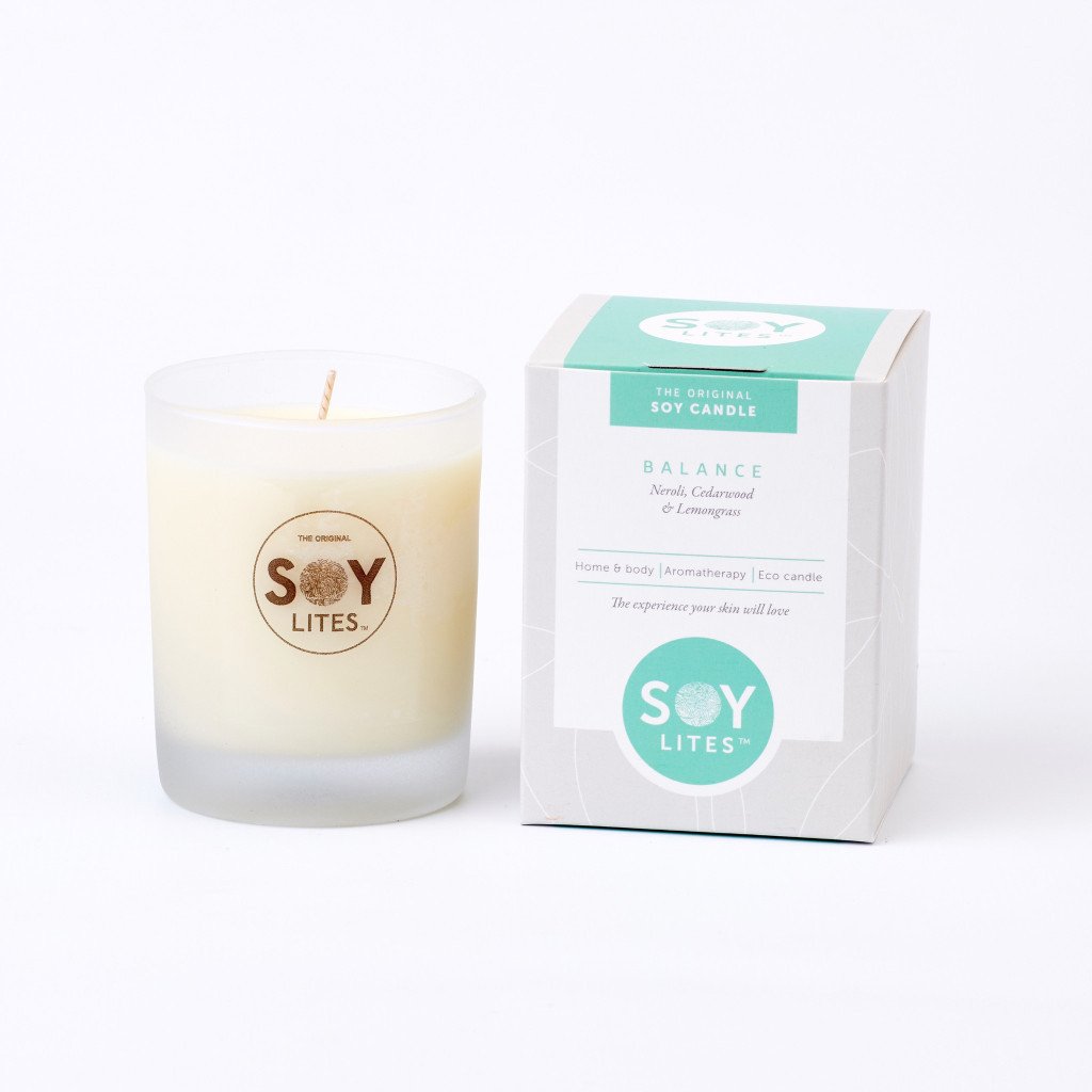 Soy candle with neroli, cedarwood and lemongrass in Fourways.