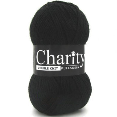 Charity double knit black wool in Fourways.