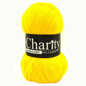 Charity double knit bright yellow wool in Fourways.