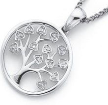 925 Sterling Silver Tree of Love Necklace