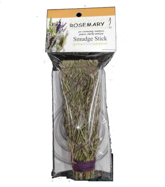 Rosemary smudge stick for ceremony. 