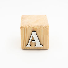 Wooden Letter Blocks A