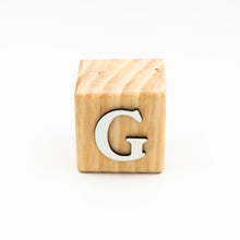 Wooden Letter Blocks G