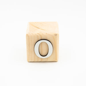 Wooden Letter Blocks O
