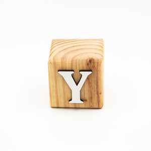 Wooden Letter Blocks Y