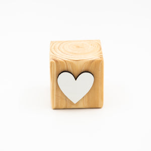 Wooden Letter Blocks Heart