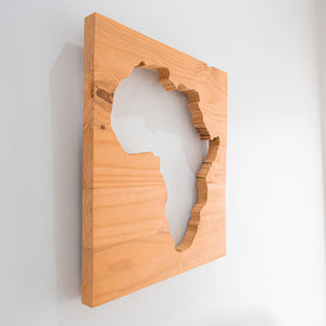 Wooden Africa Cutout